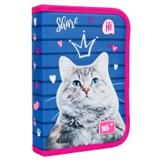 Пенал твердий YES одинарний з клапаном HP-03 Cats 533332