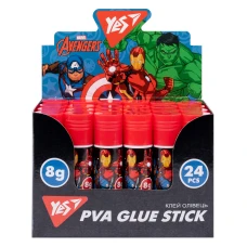 Клей-олівець 8г. PVA "Marvel.Avengers", 320275 YES