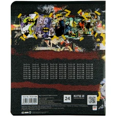 Зошит 24 арк., клітинка, гібр. лак + УФ лак, DC Comics DC22-238 Kite