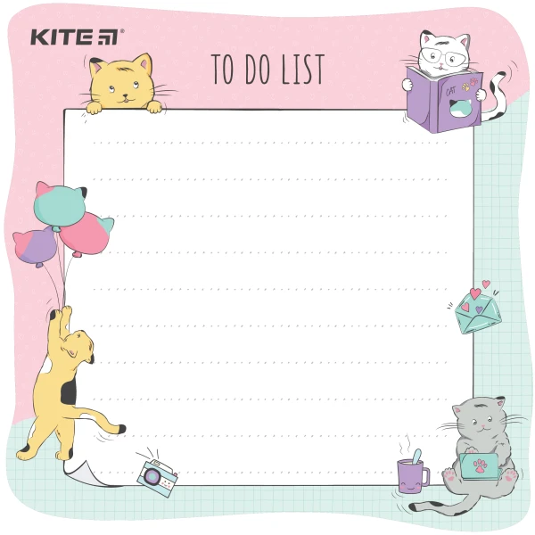 Планер настінний To do list, А5, Cats K22-472-2 Kite