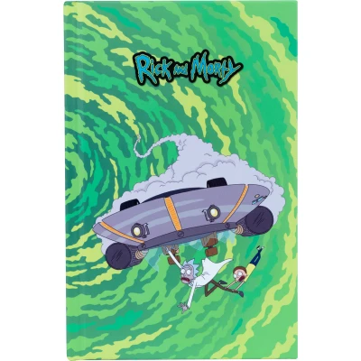 Книга записна А6, 80арк. кліт. тверда обкл. Rick and Morty RM22-199-1 Kite