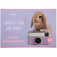 Зошит для малювання, 12 арк., скоба, софт тач + УФ лак, Studio Pets SP23-241 Kite