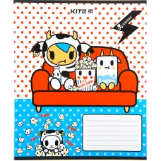 Зошит 12 арк., коса, софт тач + УФ лак, tokidoki TK22-235 Kite
