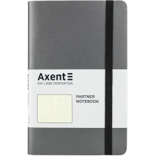 Книга записна Partner Soft, 125*195, 96арк, крап, сіра 8310-15-A