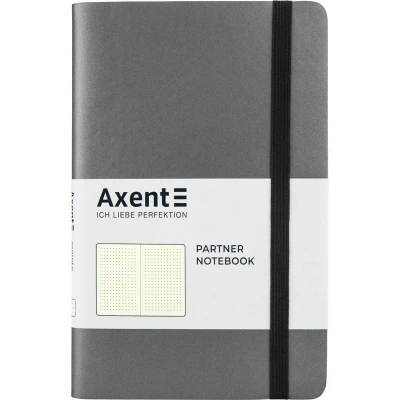 Книга записна Partner Soft, 125*195, 96арк, крап, сіра 8310-15-A