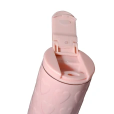 Термочашка YES "Pink Heart", 420 мл, 707336