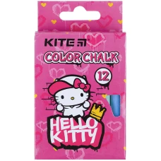 Крейда кольорова, 12 шт. Hello Kitty HK21-075 Kite