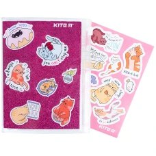 Блокнот силіконова обкладинка, 80 арк., Pink cats K22-462-1