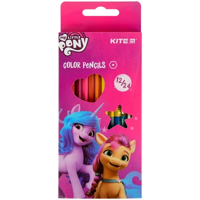 Олівці кольорові двосторонні, 12 шт. My Little Pony LP22-054 Kite