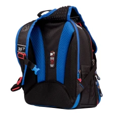 Рюкзак шкільний каркасний YES S-30 JUNO ULTRA Premium Marvel.Avengers, сірий/чорний 37*27*17см., 557364