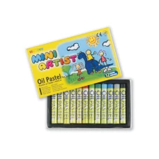 Пастель олійна MINI 12кол., MOPS-12, MUNGYO