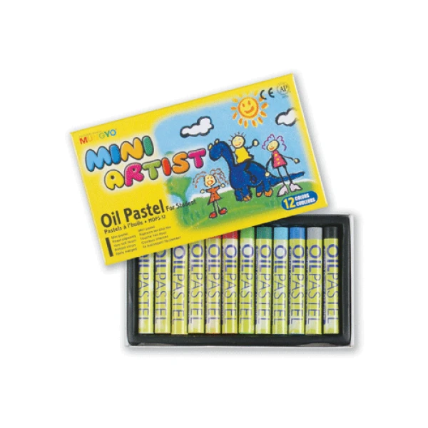 Пастель олійна MINI 12кол., MOPS-12, MUNGYO