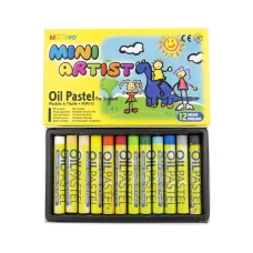 Пастель олійна MINI 12кол., MOPS-12, MUNGYO