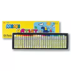 Пастель олійна MINI 25кол., MOPS-25, MUNGYO
