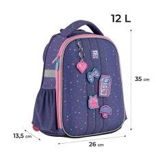 Рюкзак Kite Education каркасний K24-555S-3 Pixel Love
