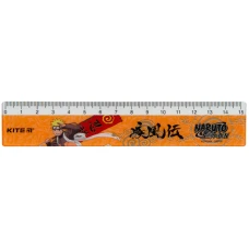 Лінійка пластикова, 15см. Naruto NR23-090 Kite