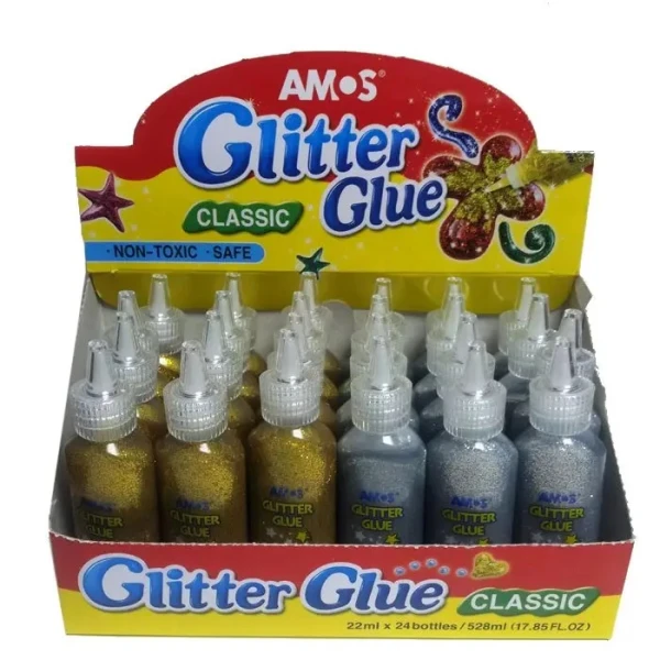 Клей - фарба Classic, 22 мл, серебриста GCL22D24SI Amos