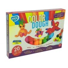 Набір для ліплення з тістом TM Lovin 20 sticks Color Dough 41204 Окто