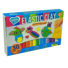 Набір для ліплення з повітряним пластиліном TM Lovin 30 sticks Elastic Clay 70141 Окто