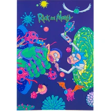 Блокнот-планшет A5, 50арк, клітинка, Rick and Morty RM22-194-1 Kite