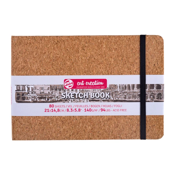 Блокнот для графіки Talens Art Creation 140г/м, 14,8*21см, 80л, Cork, Royal Talens