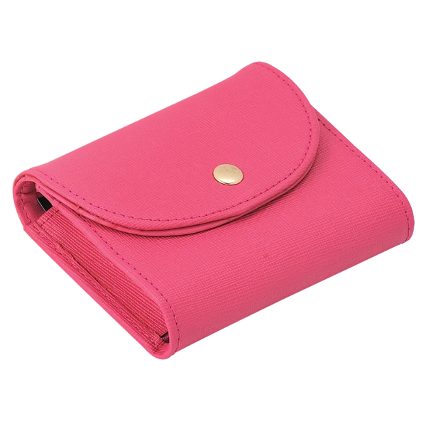 Футляр для пластикових карт "Stria" 10х7х2.8см, малиновий LS.820301-29