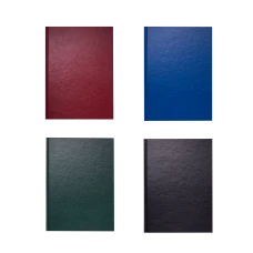 Книга канцелярська OFFICE, А4, 192 арк., клітинка, офсет, тв. обклад з бумвінілом, асорті, BM.2406