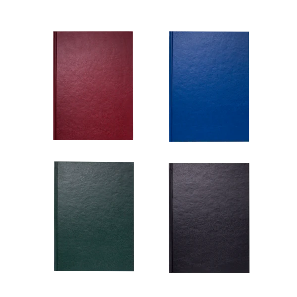 Книга канцелярська OFFICE, А4, 192 арк., клітинка, офсет, тв. обклад з бумвінілом, асорті, BM.2406