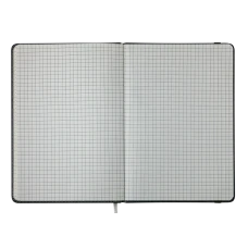 Блокнот діловий COMFORT А5, 96арк., клітинка, обкл. штучна шкіра, сірий, BM.295109-09