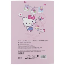 Блокнот термобіндер А5 64арк. нелінований Hello Kitty HK24-193-1 Kite