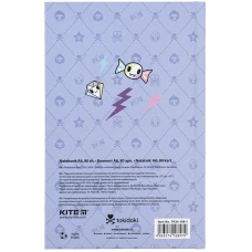 Книга записна А6, 80арк. кліт. тверда обкл. tokidoki TK24-199-1 Kite