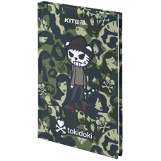 Книга записна А6, 80арк. кліт. тверда обкл. tokidoki TK24-199-2 Kite