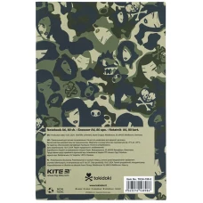 Книга записна А6, 80арк. кліт. тверда обкл. tokidoki TK24-199-2 Kite