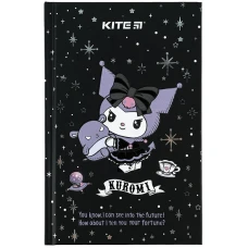 Книга записна А6, 80арк. кліт. тверда обкл. Kuromi HK24-199-12 Kite