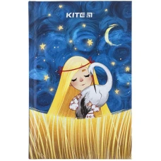 Книга записна А6, 80арк. кліт. тверда обкл. BE Ukraine K24-199-1 Kite