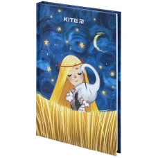 Книга записна А6, 80арк. кліт. тверда обкл. BE Ukraine K24-199-1 Kite