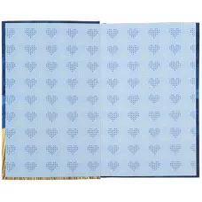 Книга записна А6, 80арк. кліт. тверда обкл. BE Ukraine K24-199-1 Kite