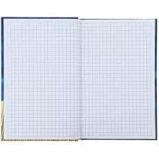 Книга записна А6, 80арк. кліт. тверда обкл. BE Ukraine K24-199-1 Kite