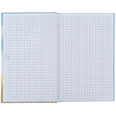 Книга записна А6, 80арк. кліт. тверда обкл. BE Ukraine K24-199-2 Kite