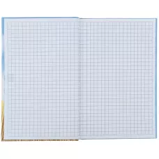 Книга записна А6, 80арк. кліт. тверда обкл. BE Ukraine K24-199-2 Kite