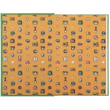 Книга записна А6, 80арк. кліт. тверда обкл. BE Ukraine K24-199-4 Kite