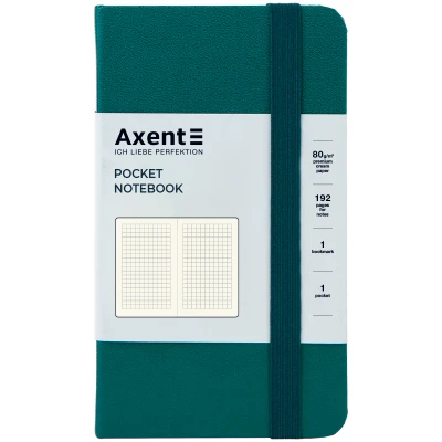 Книга записна Partner, 95*140, 96арк, кліт, малахітова, 8301-31-A