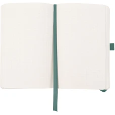 Книга записна Partner Soft Skin,125*195, 96арк, кліт, сіро-лазурна, 8616-48-A