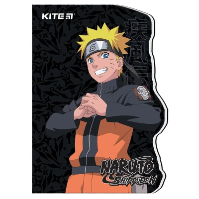 Блокнот вирубка, клей, 60арк., А6 Naruto NR23-223 Kite