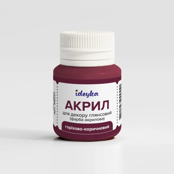 Акрил для декору "Горіхово-коричневий", 20мл., 98257