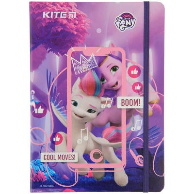 Блокнот тверда обкл., A5, 80 арк., клітинка, My Little Pony LP22-466 Kite