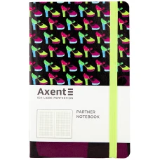 Книга записна Partner BBH Soft, 125*195, 96арк, кліт, Shoes 8212-01-A