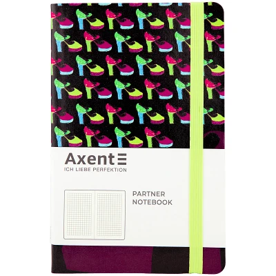 Книга записна Partner BBH Soft, 125*195, 96арк, кліт, Shoes 8212-01-A