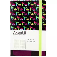 Книга записна Partner BBH Soft, 125*195, 96арк, кліт, Shoes 8212-01-A