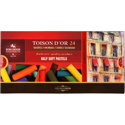 Крейда-пастель TOISON D'OR, 1/2, 24 кол. 8544 Koh-i-noor